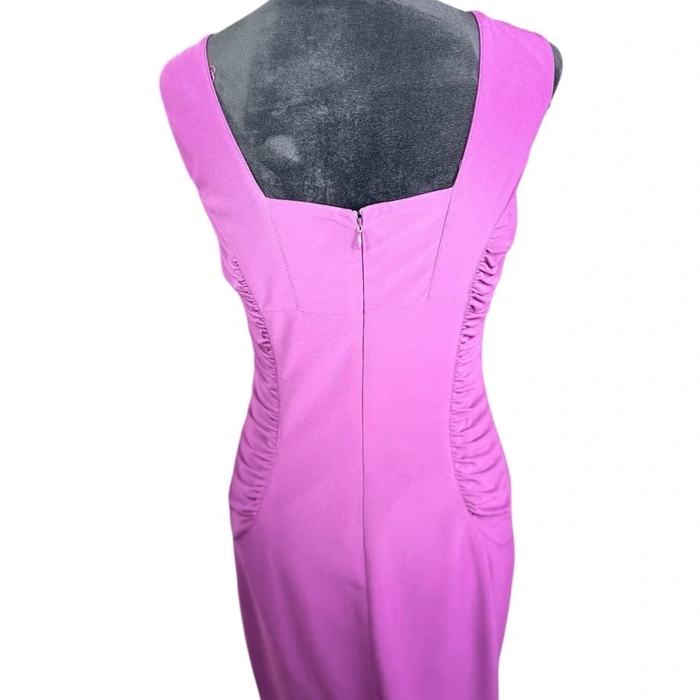 Andre Oliver Pink Ruched Sheath Mini Dress - Picture 4 of 7
